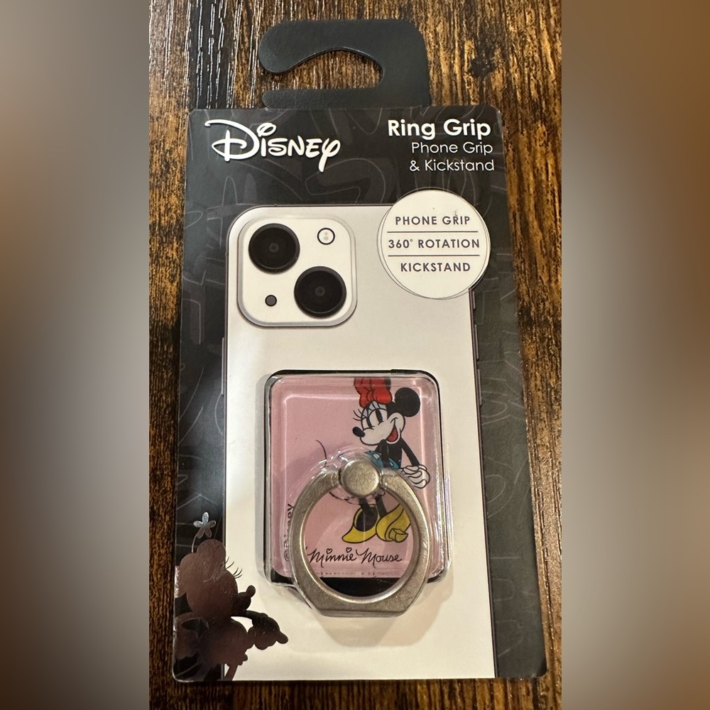 Disney Minnie Mouse Ring Grip/ Phone Grip & Kickstand NWT